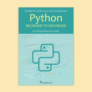 book poster python - Python Beginner to Advanced