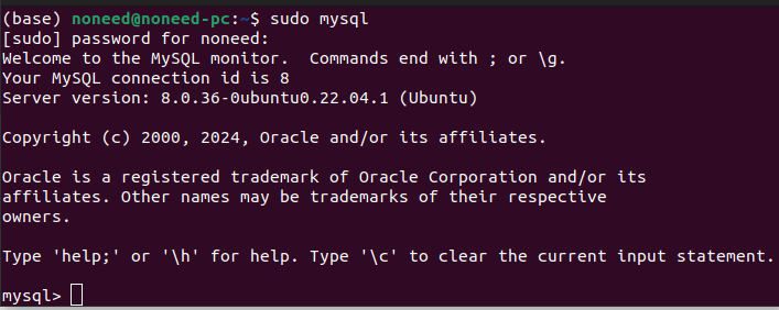 image 14 - How to reset or change the MySQL root password in UBUNTU 22.04?