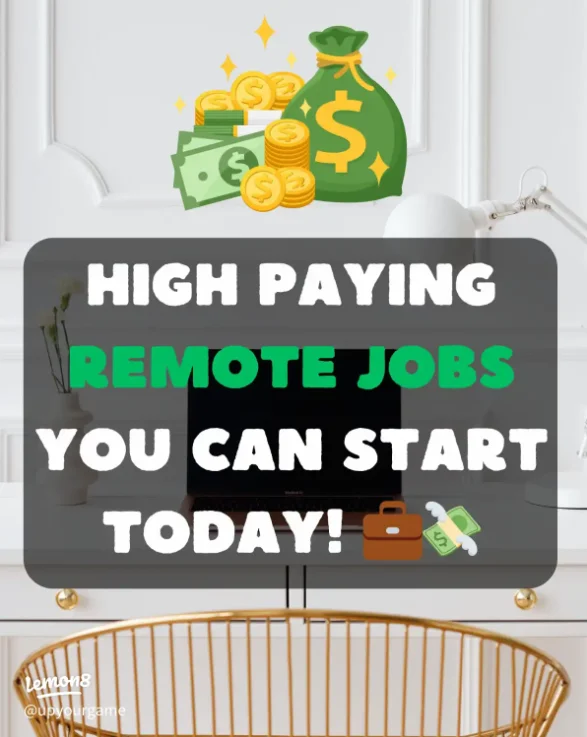 image 3 - High-Paying Remote Jobs You Can Start Today